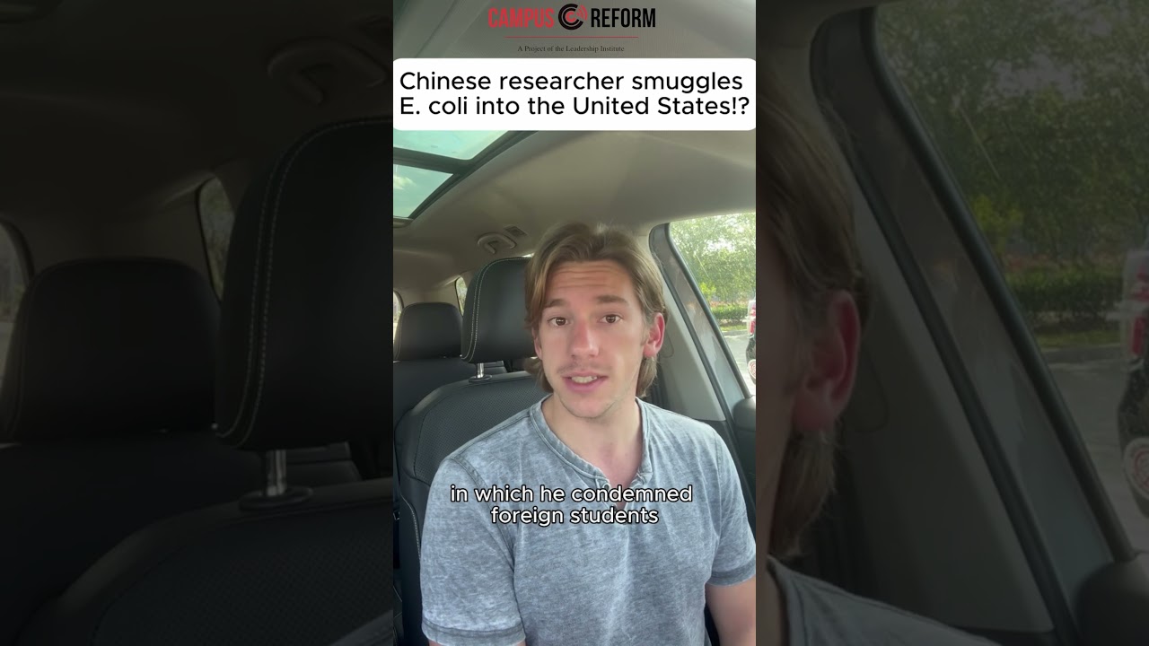 Chinese researcher smuggles E. Coli into the United States!?