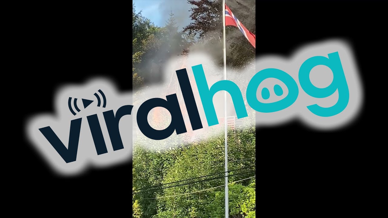 Fire in a Detached House in Norway || ViralHog