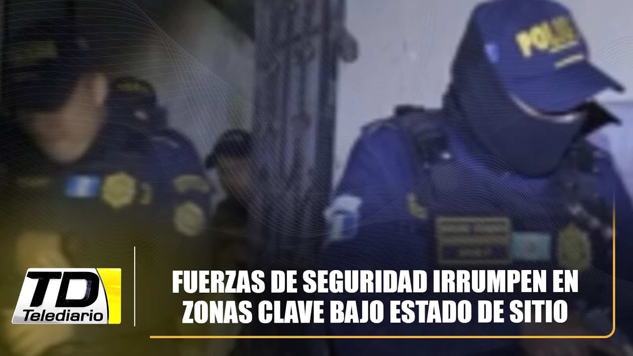 Fuerzas de seguridad irrumpen en zonas clave bajo estado de sitio