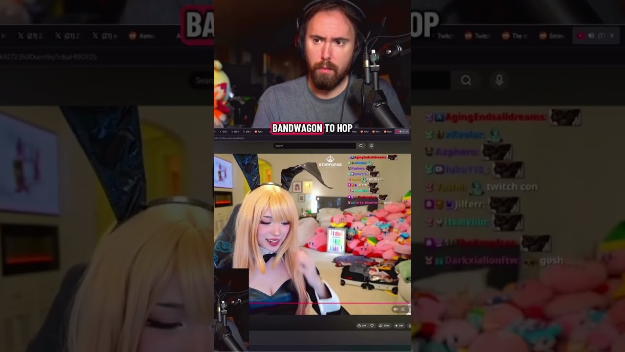 Emiru had a gut feeling before the incident #asmongold  #news  #twitch #reaction  #gaming