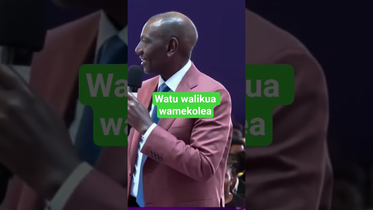 president ruto explained why he decided to say mambo ni matatu
