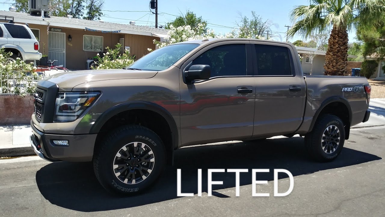 2021 Nissan Titan lift kit.