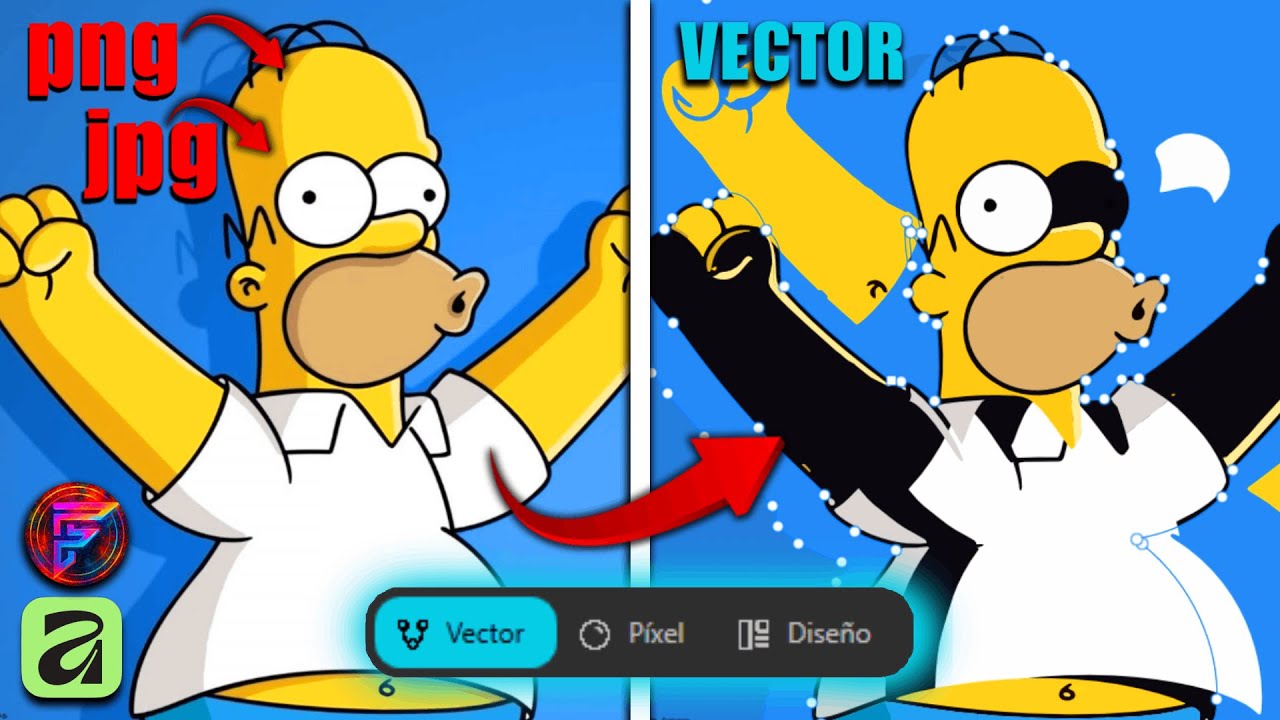 🔥 CONVIERTE PNG o JPG a VECTOR en AFFINITY como un PRO 💥