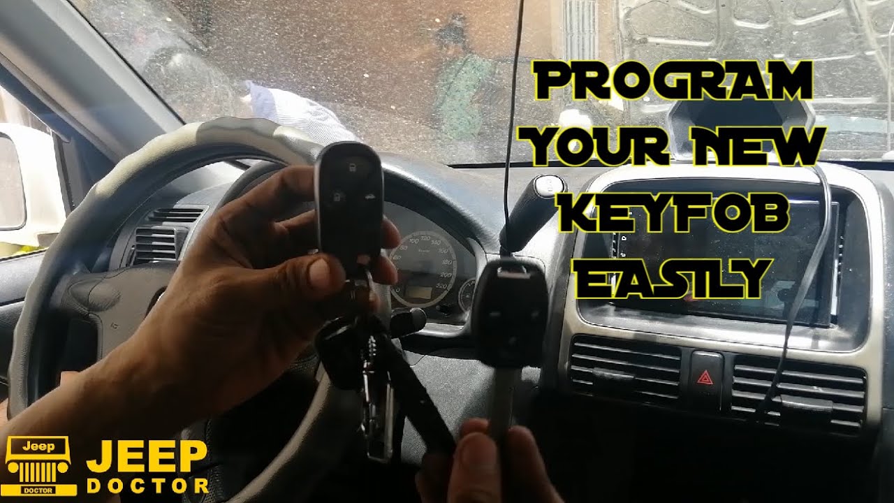 How to PROGRAM NEW KEYFOB - Keyless entry reprogram