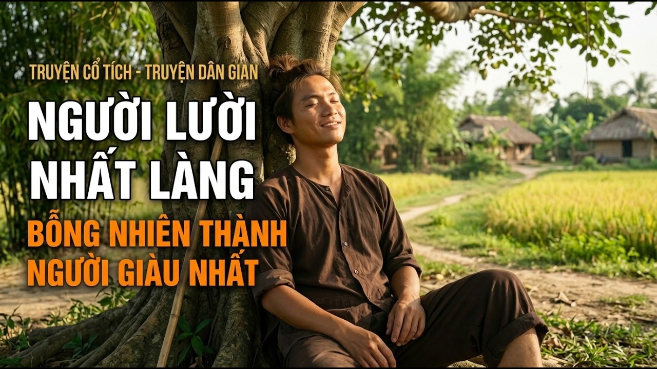 Chuyện Dân Gian - Người Lười Nhất Làng Bỗng Trở Thành Người Giàu Nhất Làng