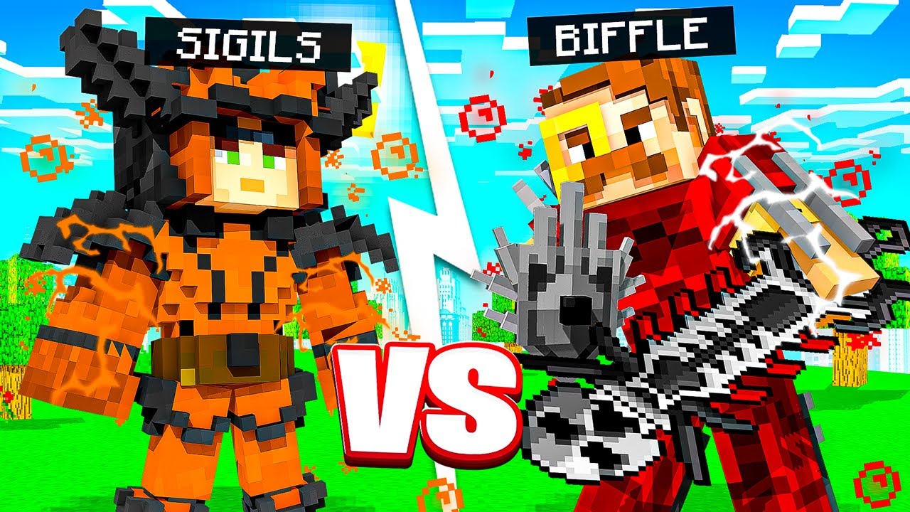 CHAOS versus LOST INFINITY Armor in Minecraft