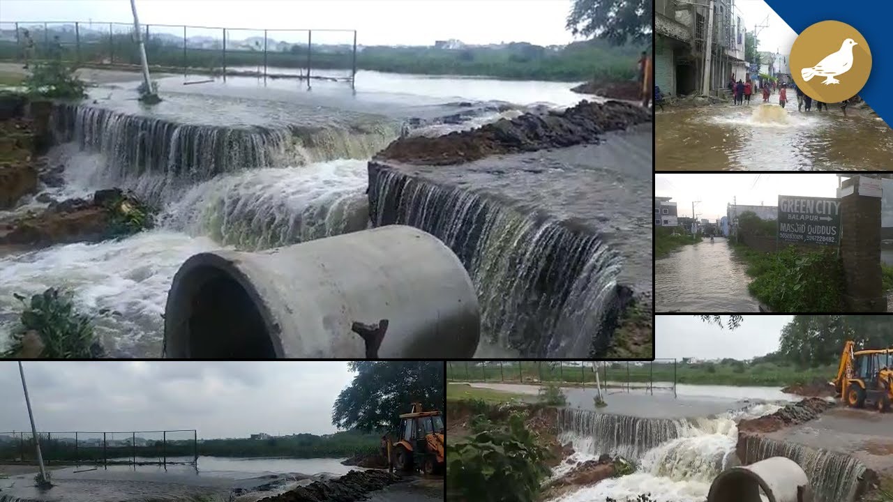 Balapur lake overflow, water entered in nearby colonies