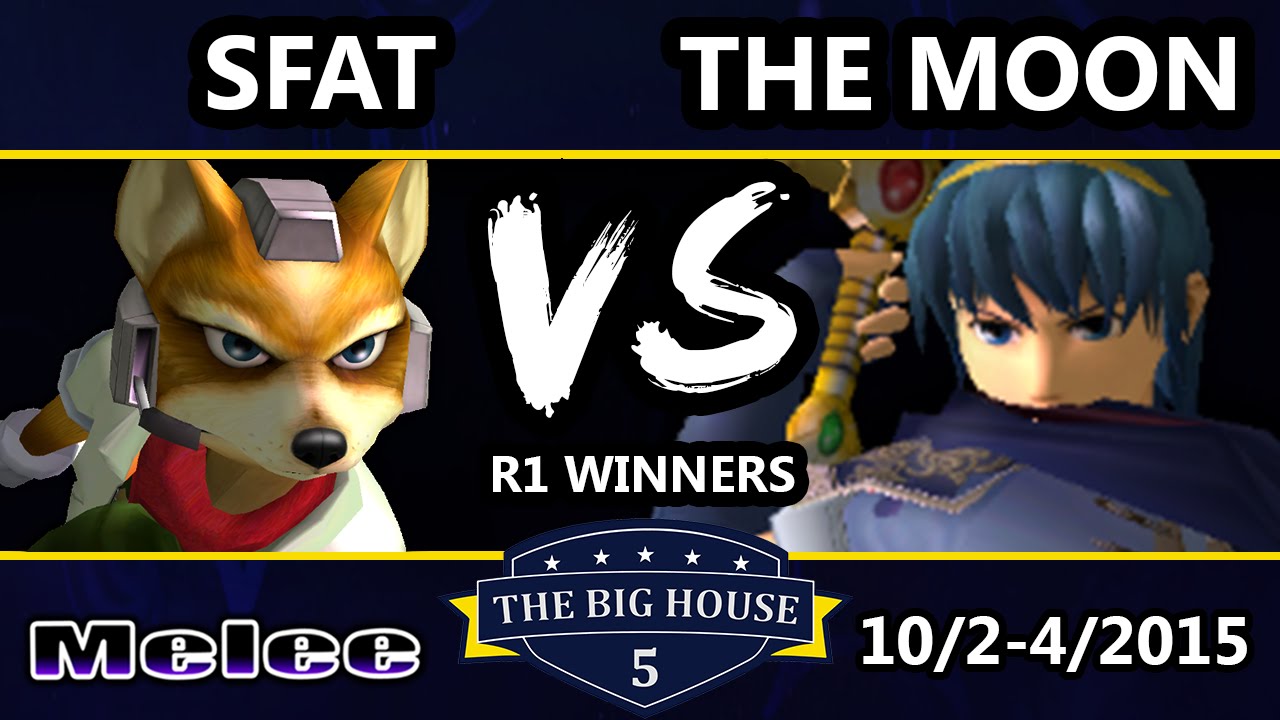 The Big House 5 - SFAT (Fox) Vs. The Moon (Marth) - Winners Round 1 - SSBM