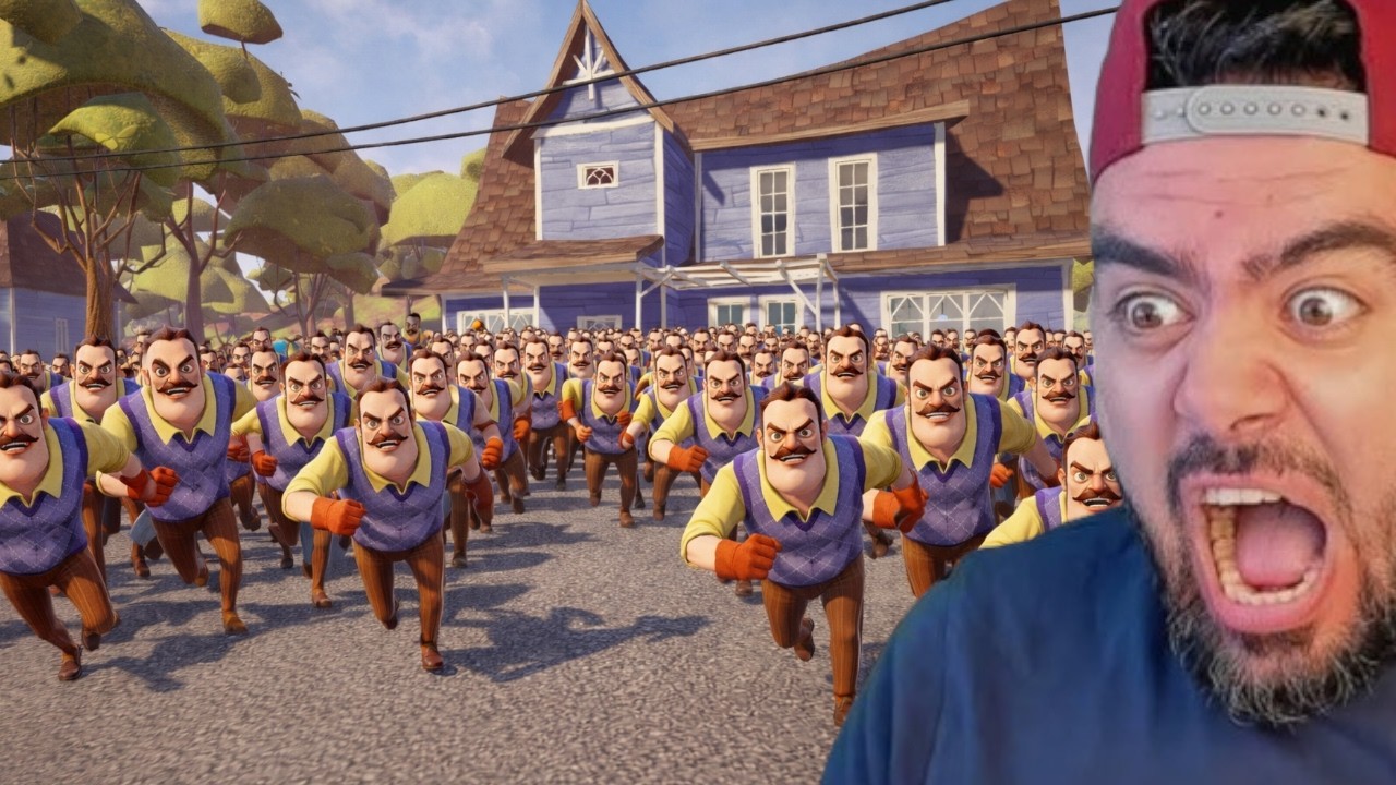 100 TANE WILSON BIZI KOVALADI - HELLO NEIGHBOR MODS