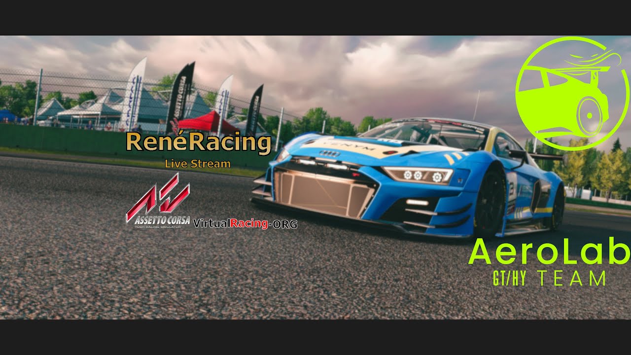 V-GTC Live Stream René Kirscht Cockpit. 8 Lauf. Nürburgring Day&Night. Start 20:00 Uhr