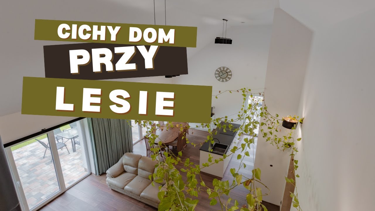 Nowoczesny dom przy lesie z sauną i ogrodem | Oleśnica Mała – 170 m²