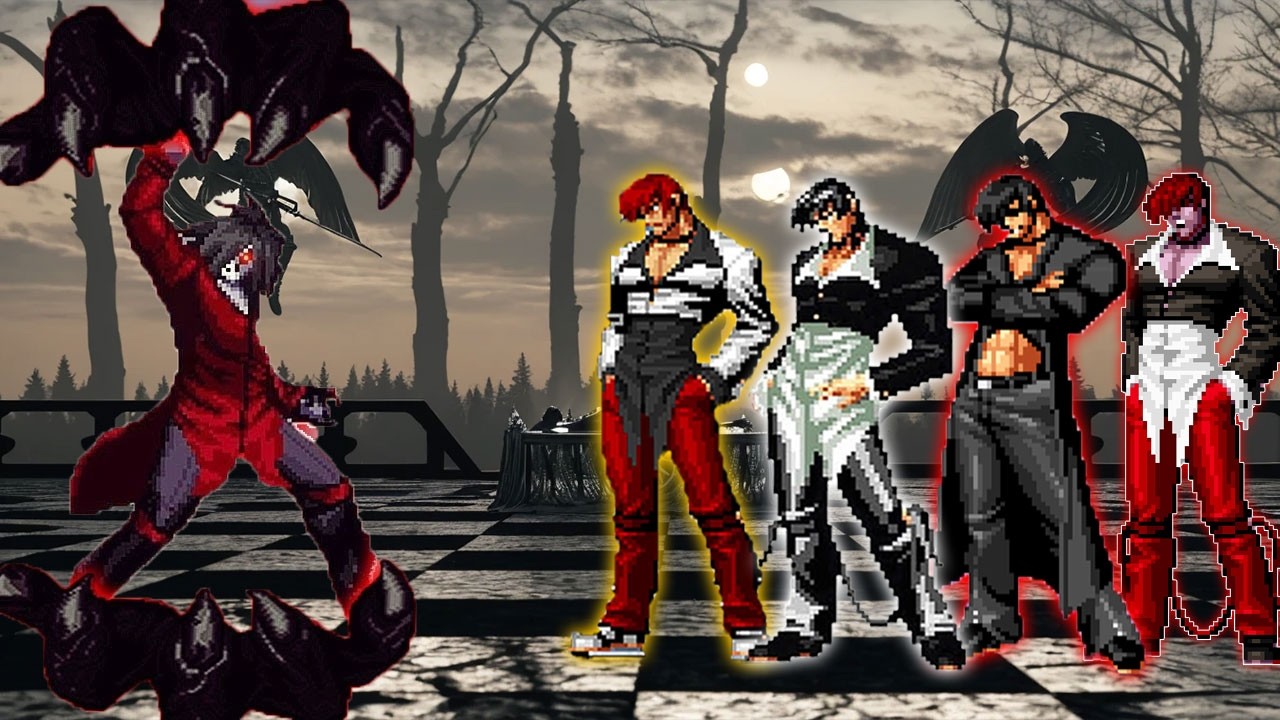 [Mugen KOF] Remus Vs Super Bosses Iori Yagami Team