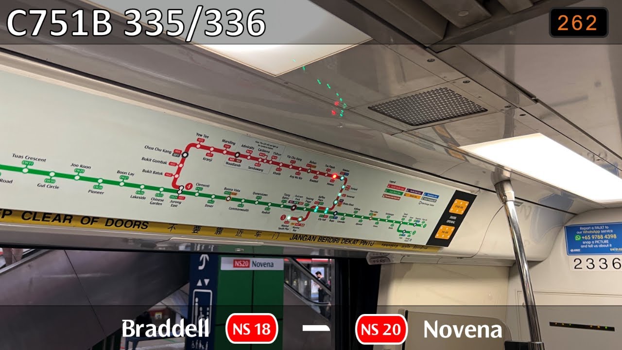 [Retired ; Lazy Slot][SMRT] KNS C751B ~ 335/336 NS18 Braddell → NS20 Novena