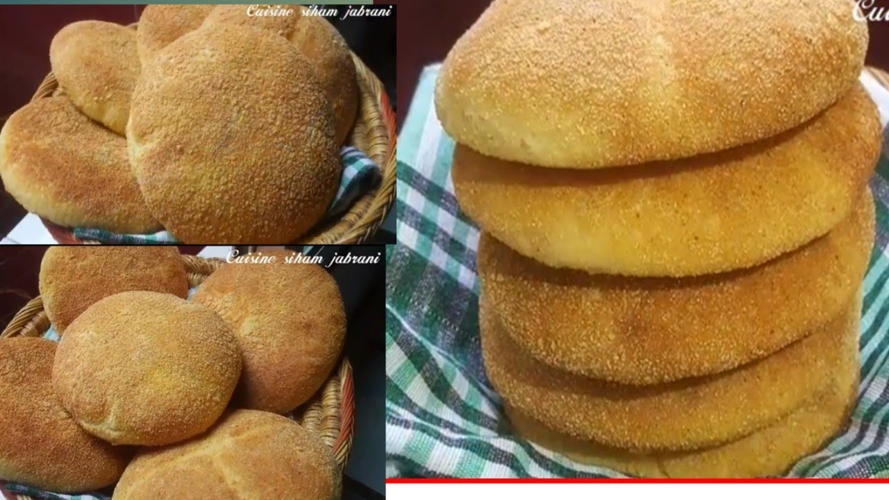 انساي عليك المخبزة!! جيبي جوج كيسان سميد وآجي نحضرو خبز العيد خفيف رطب بدون دلك او مجهود