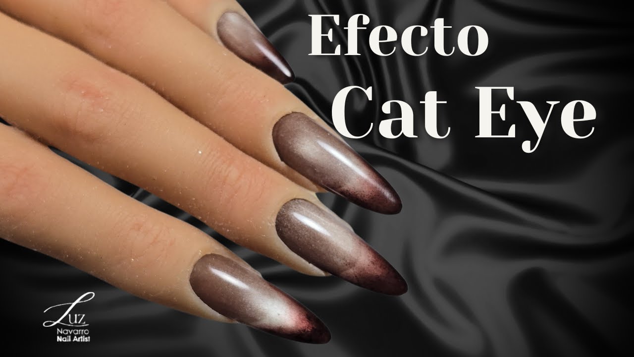 UÑAS Efecto CAT EYE Siamés Paso a Paso