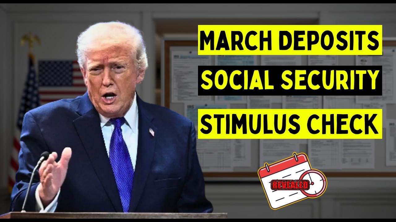 March Deposits &mdash; Social Security & Stimulus Check Dates revealed