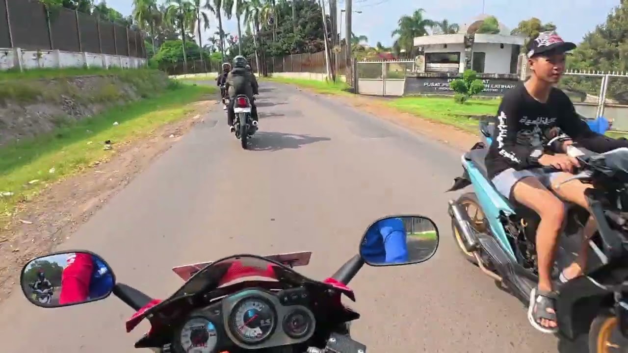 Moment Ketika Touring ke Ciater Subang malah kesasar ke jatiluhur