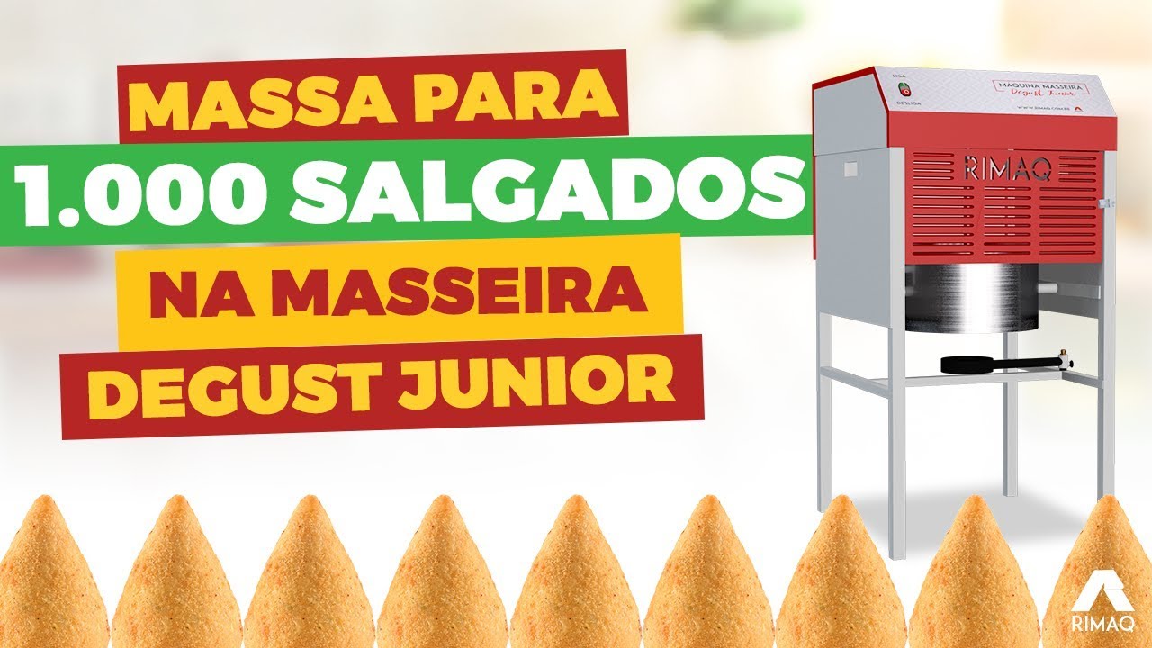#massadesalgados #rimaq Fazendo massa para 1.000 salgados  na Masseira Degust Junior