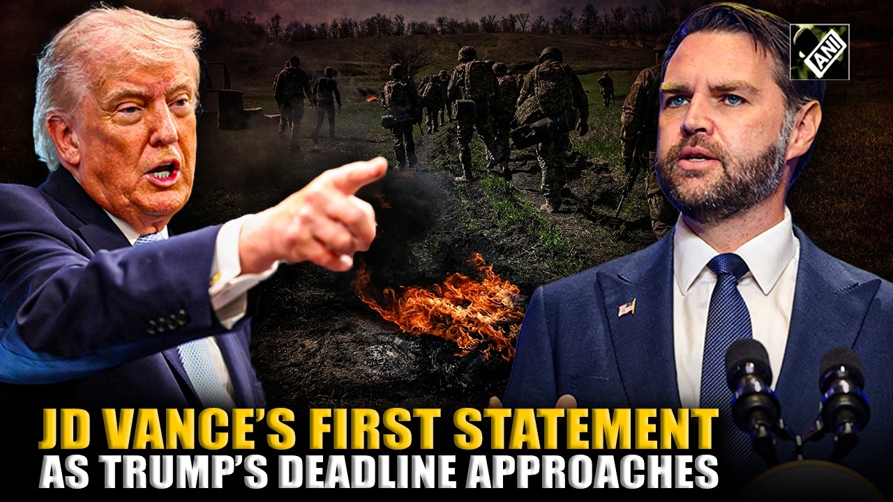 Watch: U.S. Vice President JD Vance&rsquo;s first statement as Trump&rsquo;s deadline approaches | Iran War