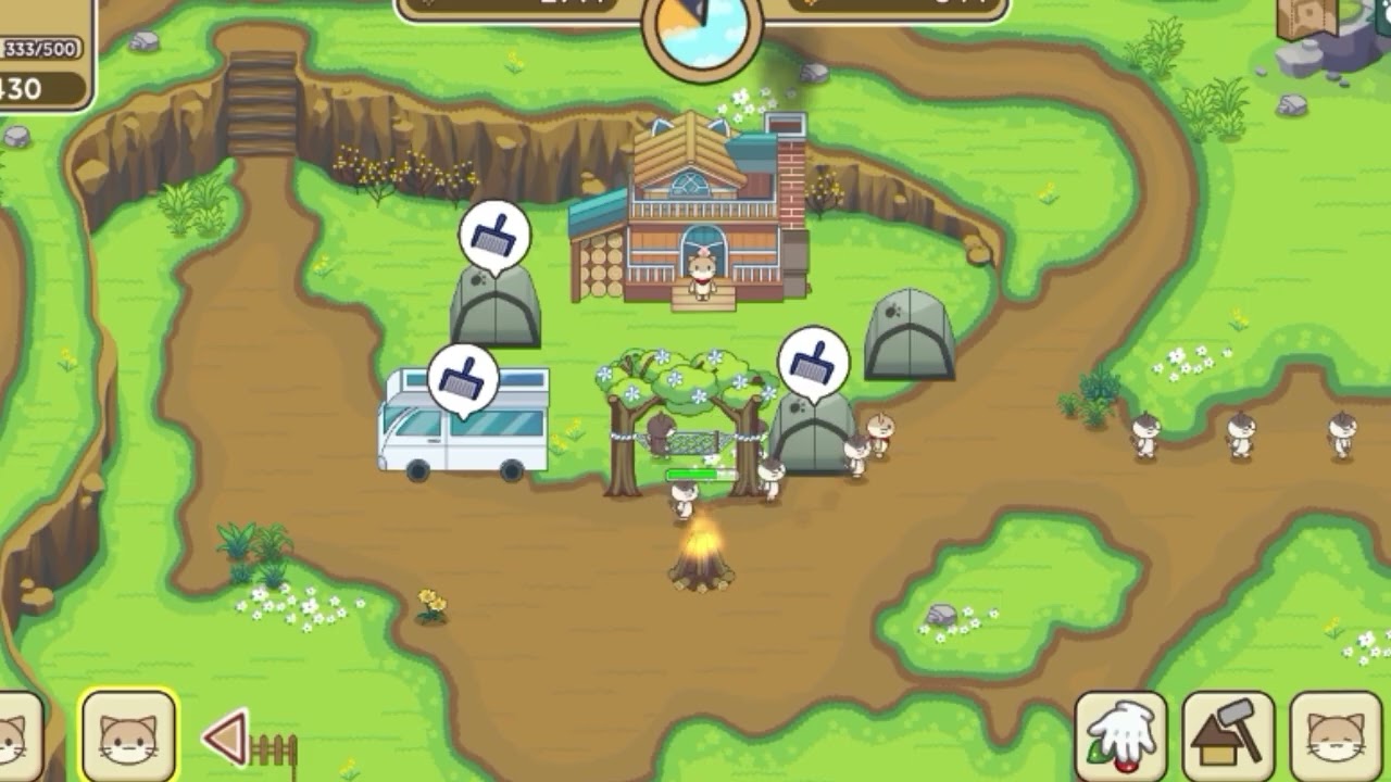 Cat Forest Healing Camp Gameplay | Cute Cats, Cozy Campfire & Relaxing Music