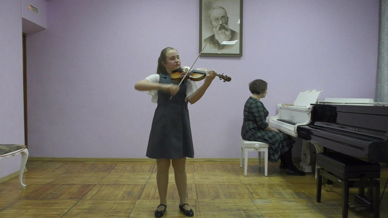 Бурдукова Вероника 12 лет. Р. Крейцер Этюд №35, Ф. Рис Непрерывное движение
