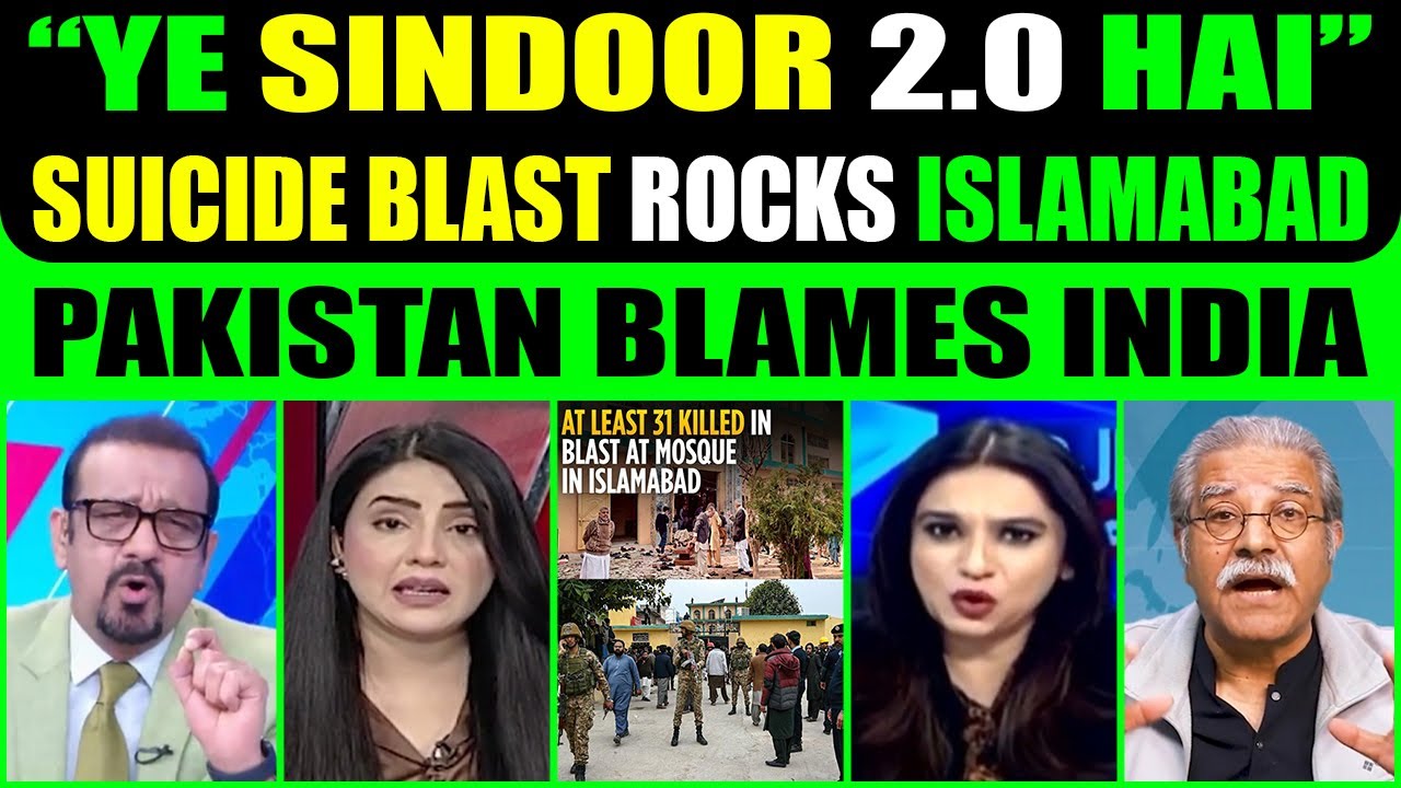“YE SINDOOR 2.0 HAI” — SUICIDE BLAST ROCKS ISLAMABAD; PAKISTAN BLAMES INDIA