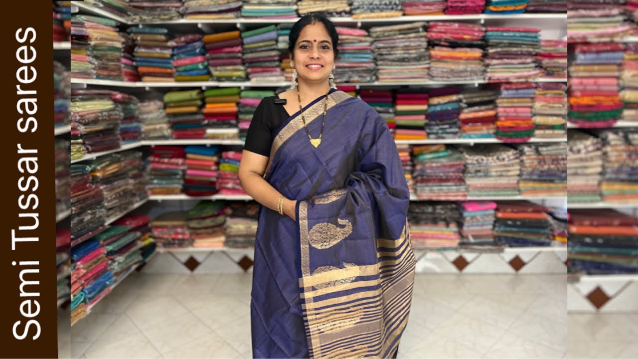 Semi Tussar sarees | Apavaranam| 10 March 2026 ￼