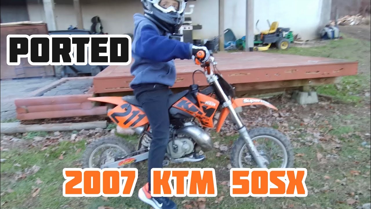 2007 KTM 50SX - Ported - Top End Rebuild