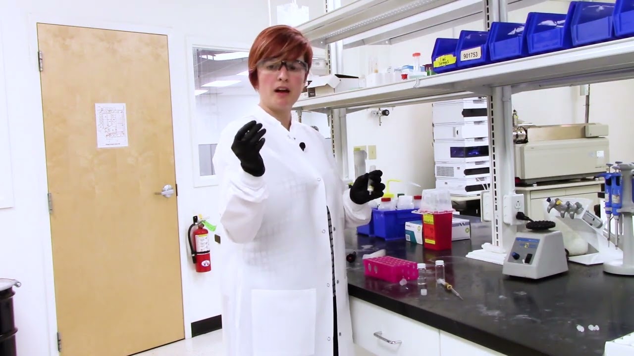 Removing peptide cleavage cocktail with Biotage® V-10 Touch