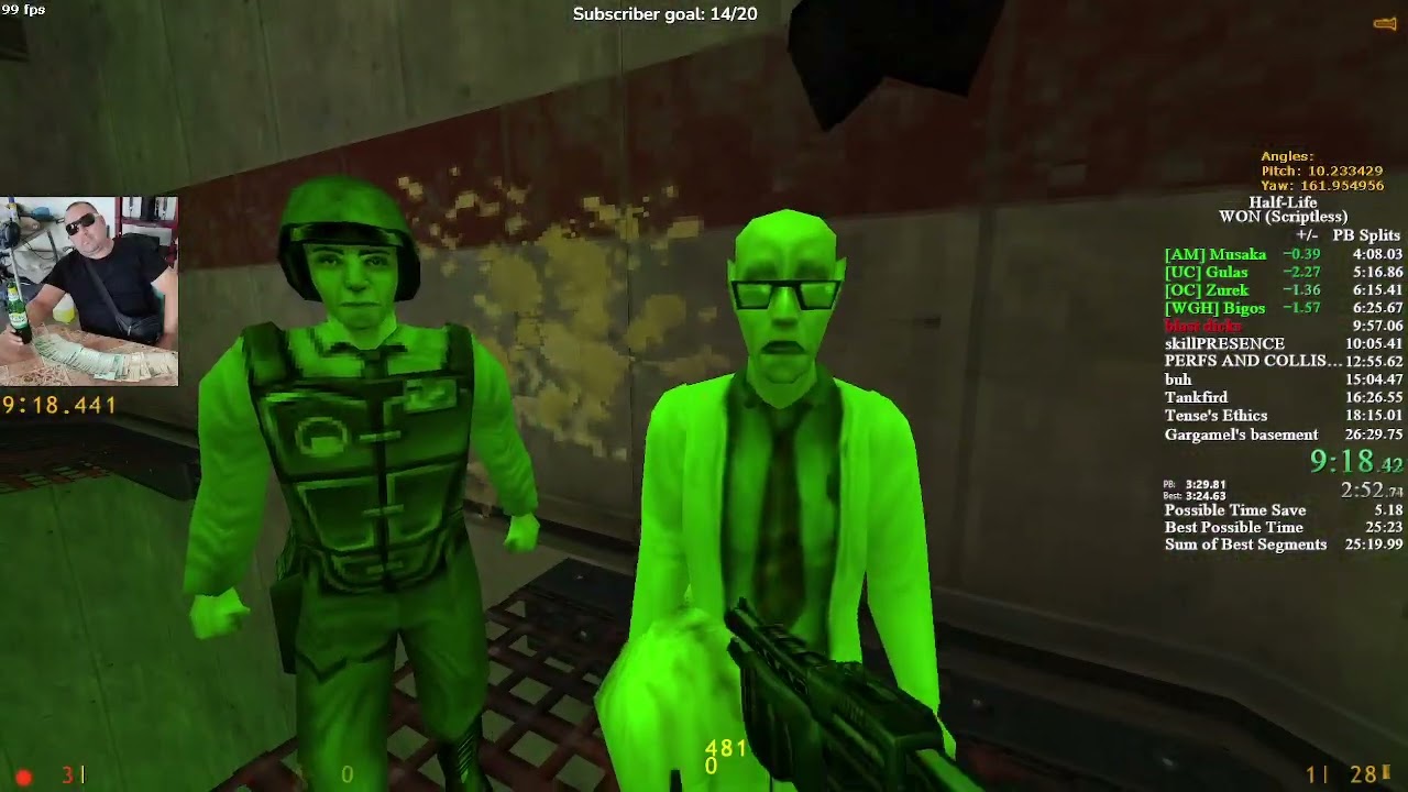 Half-Life 1 Speedrun in 26:24 (Scriptless)