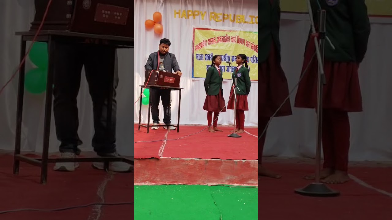 देश भक्ति गीत  गाते हुऐ सिंगिंग माहिया धुर्वे 