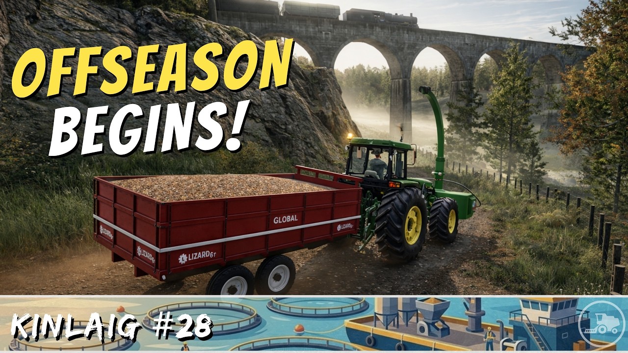 The offseason begins! | Skyefin Aquafarm on Kinlaig - Farming Simulator 25
