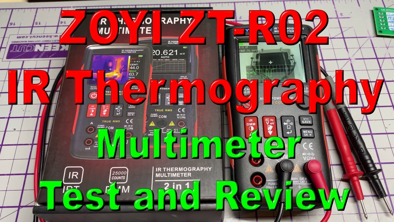 ZOYI ZT-R02 - Thermal Imaging Multimeter - Test and review.