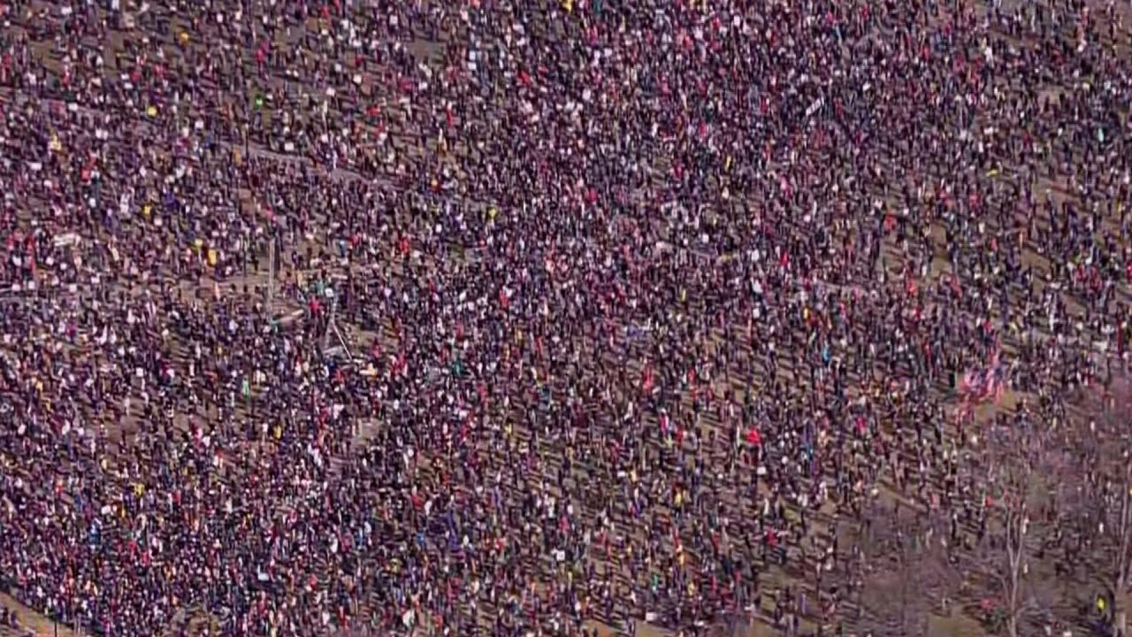 Millions take to the streets in &lsquo;No Kings&rsquo; protests across US