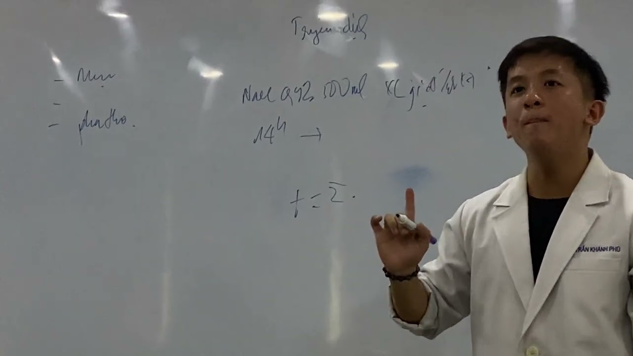 &Ocirc;n Thi TN Thực H&agrave;nh - Truyền Dịch p1