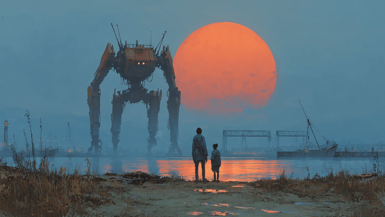 Cyber Halo - Dark Cyberpunk Sci-Fi Mix for Dystopian Calm