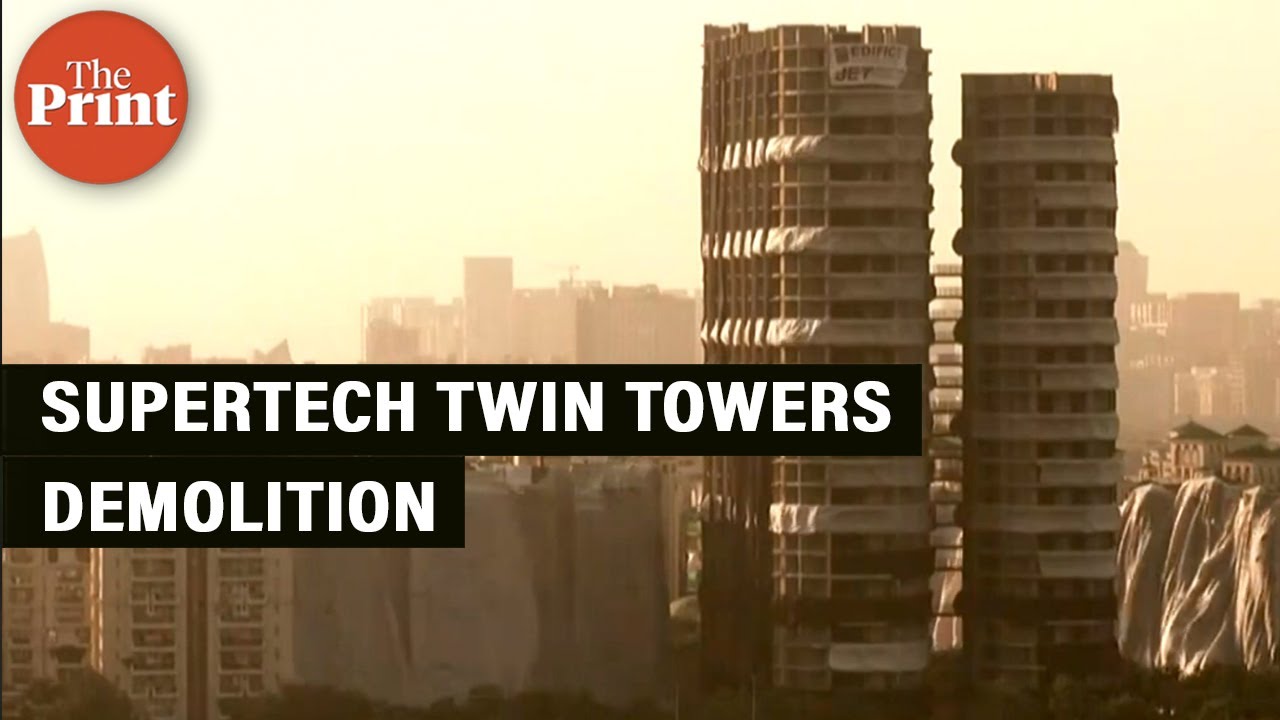 Ahead of Supertech Twin Towers demolition in Noida, security personnel, NDRF team in exclusion zone