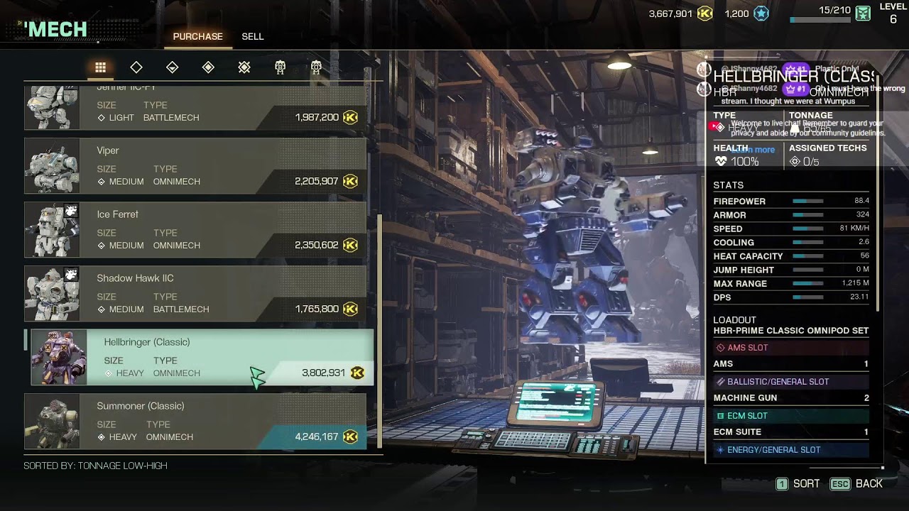 No upload today, so here's a MW5 Clans stream