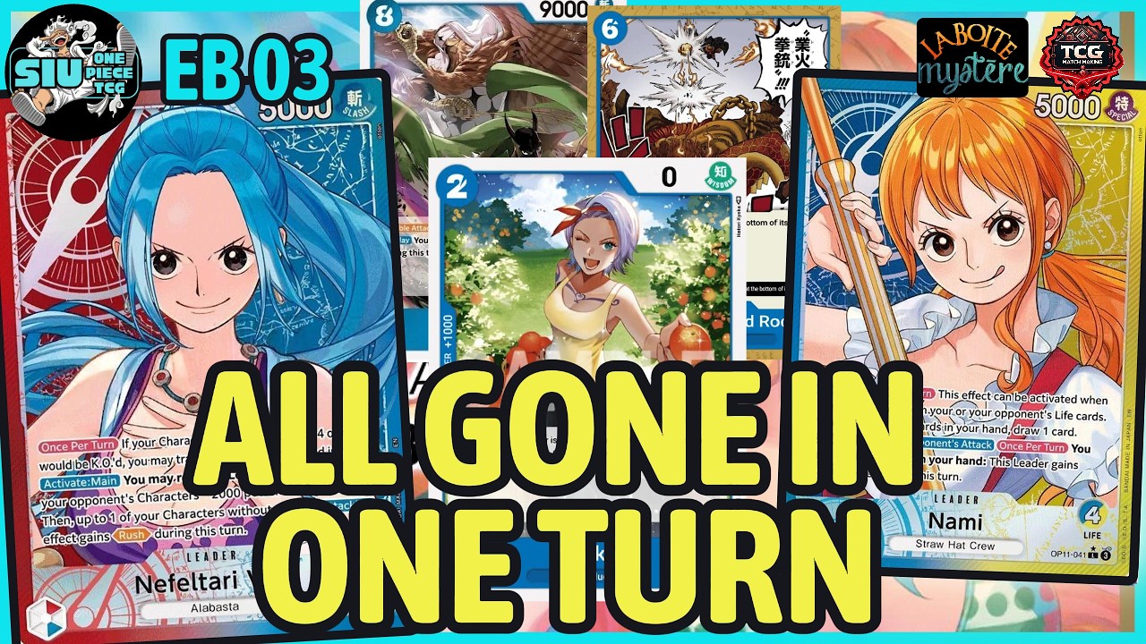 ALL GONE IN ONE TURN - [HEROINES BATTLE EB03] 🔴🔵 Vivi VS. 🔵🟡 Nami 🎮 GAMEPLAY