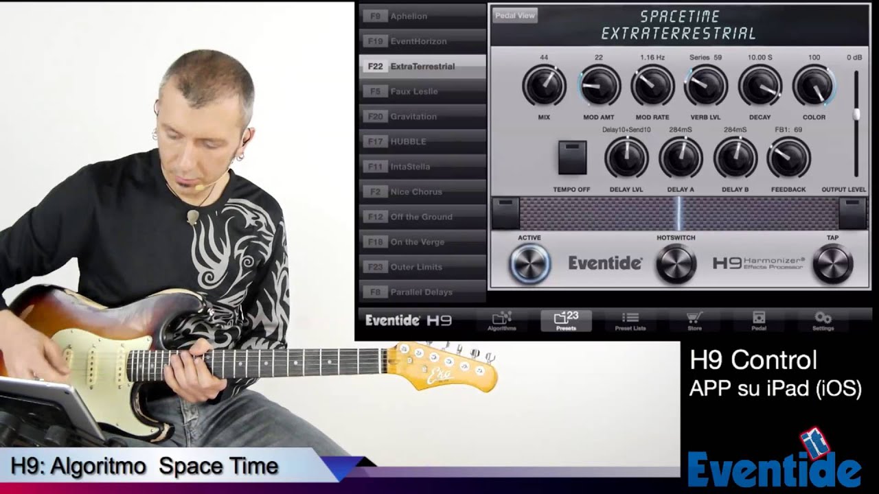Eventide H9 SPACE TIME audio samples and musical example
