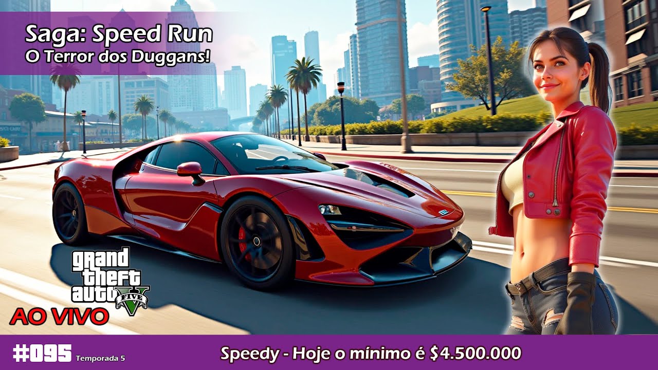 🏃‍➡️💰Speedy vai fazer pelo menos 4.5m hoje 🙌 #GtaOnline AO VIVO 💸 #liveshorts #casinoheist #095