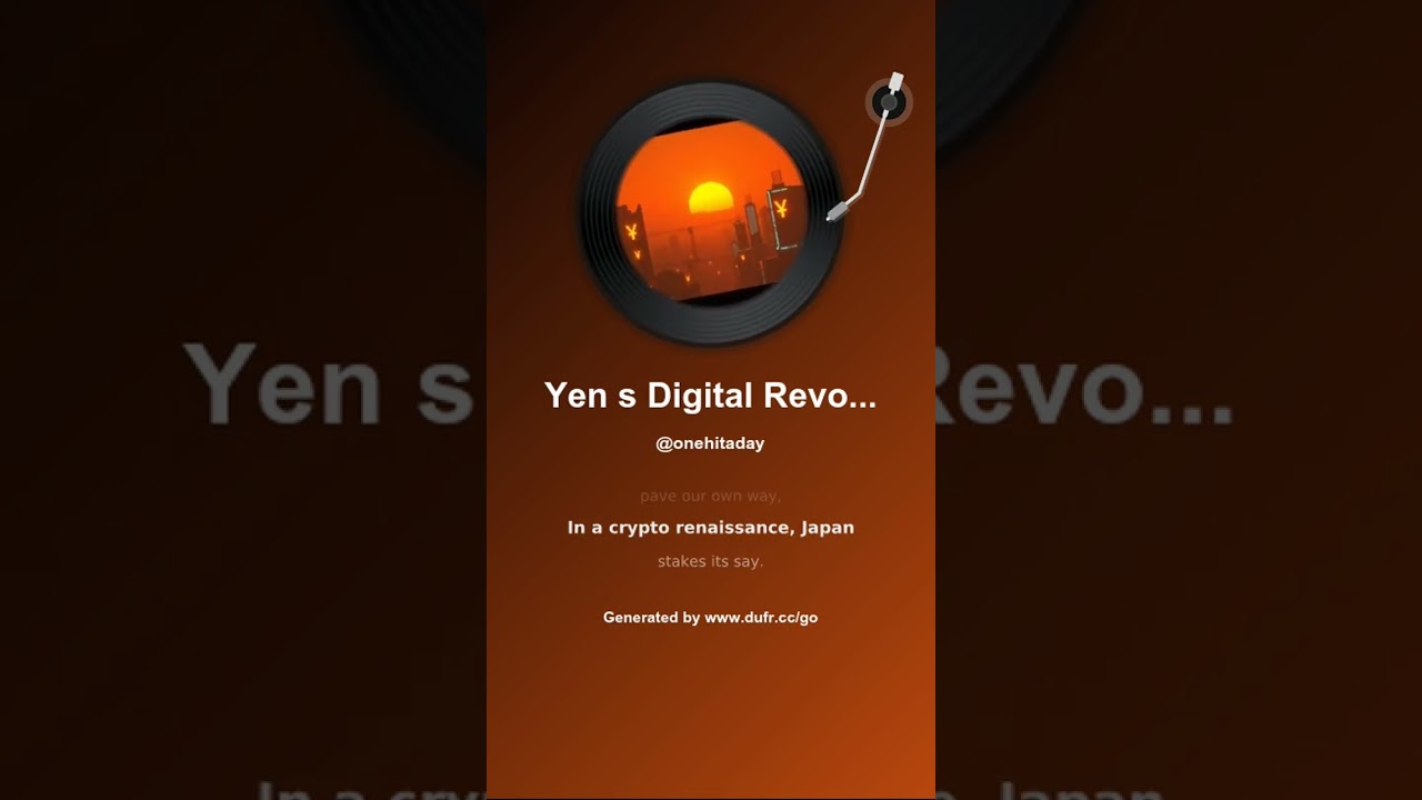 Yen's Digital Revolution - New NFT J-Pop Song Release!