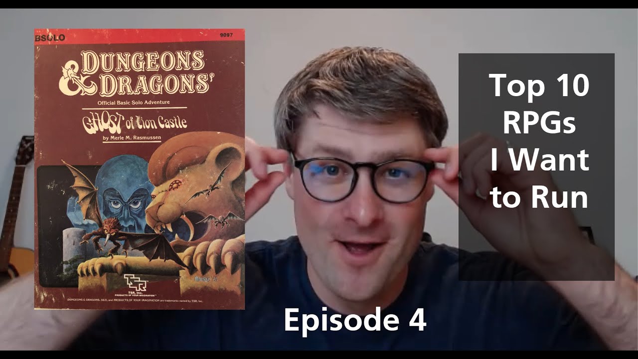 Top 10 RPGs I Want to Run - Paper Dice Games Podcast Episode 4 Season 1