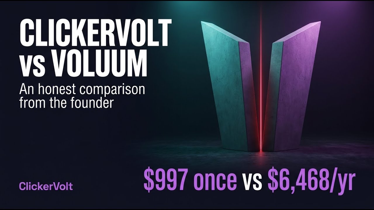 ClickerVolt vs Voluum: An Honest Comparison (From the Founder)