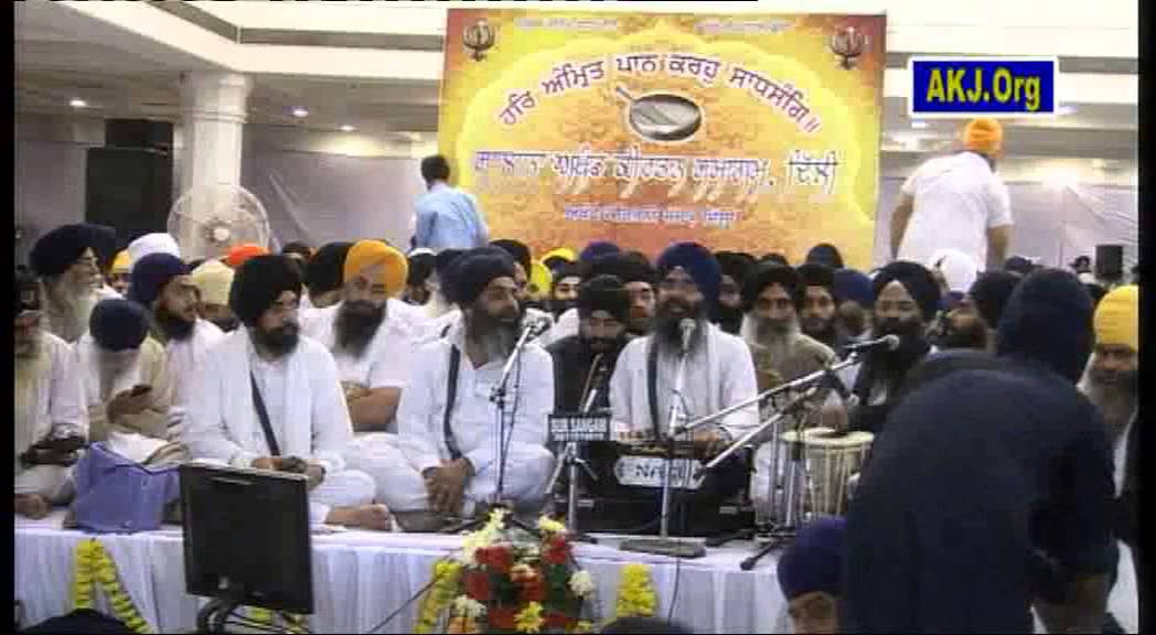 029 Delhi Samagam   12 Oct2013 Rainsabai   Bhai Manpreet Singh Jee Ludhiana)