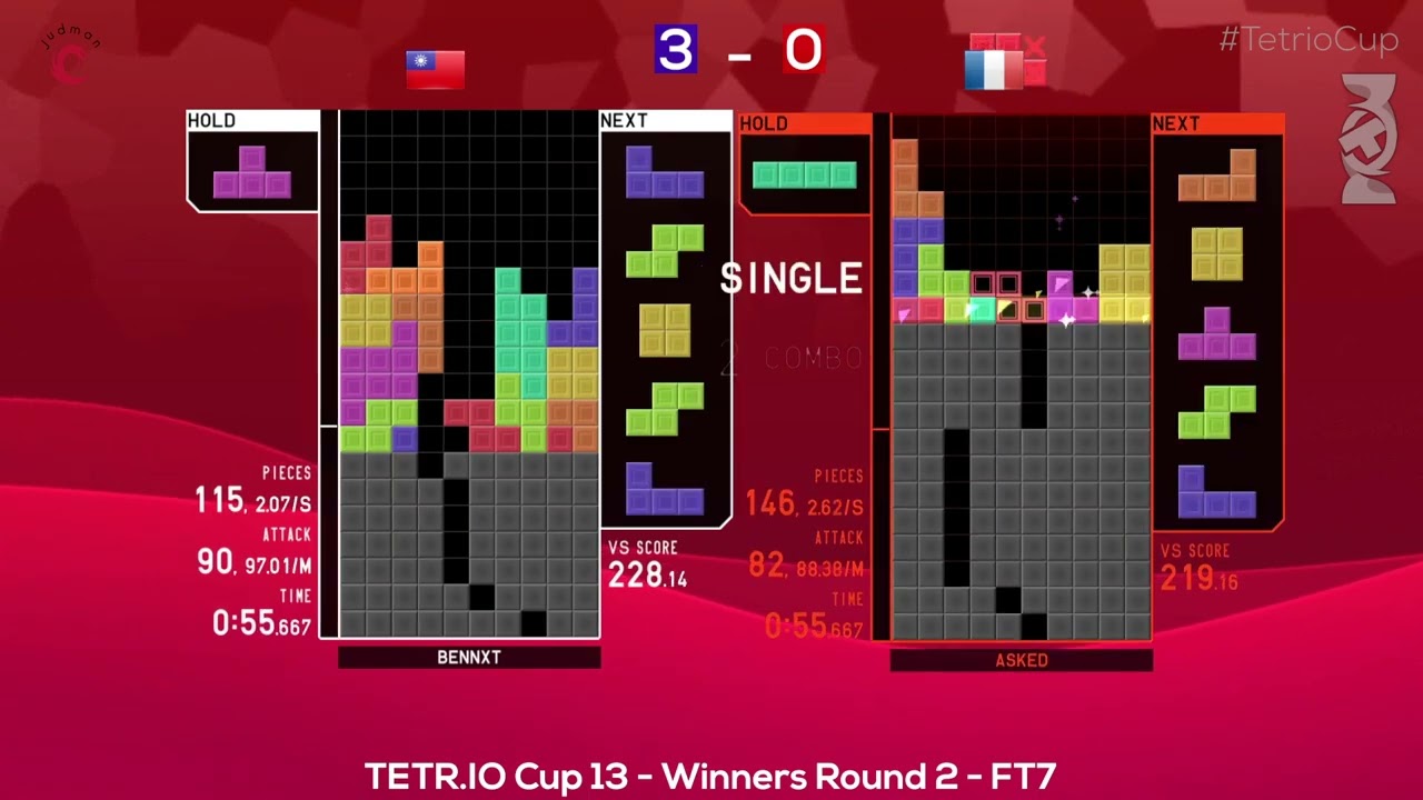 TETR.IO Cup 13 - Bennxt vs Asked - Winners Round 2