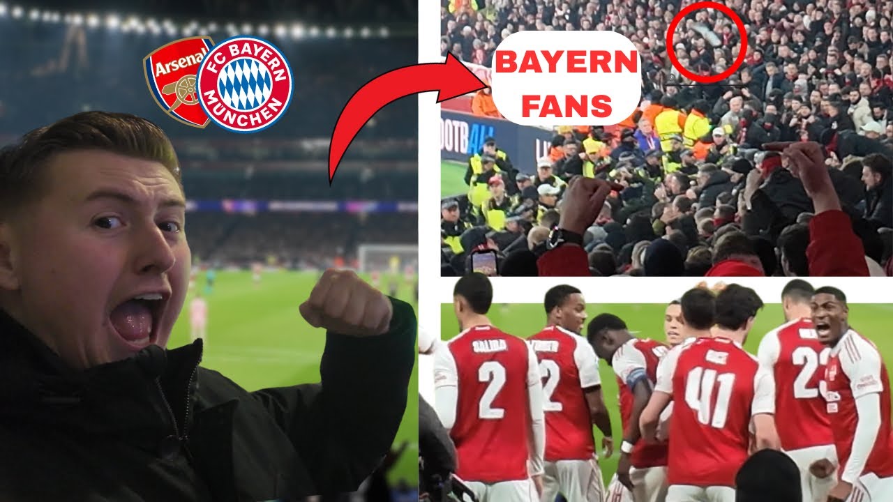 ARSENAL SMASH BAYERN 3-1😱🔴 |Arsenal 3-1 Bayern Munich | UCL Matchday Scenes 🔥⚽