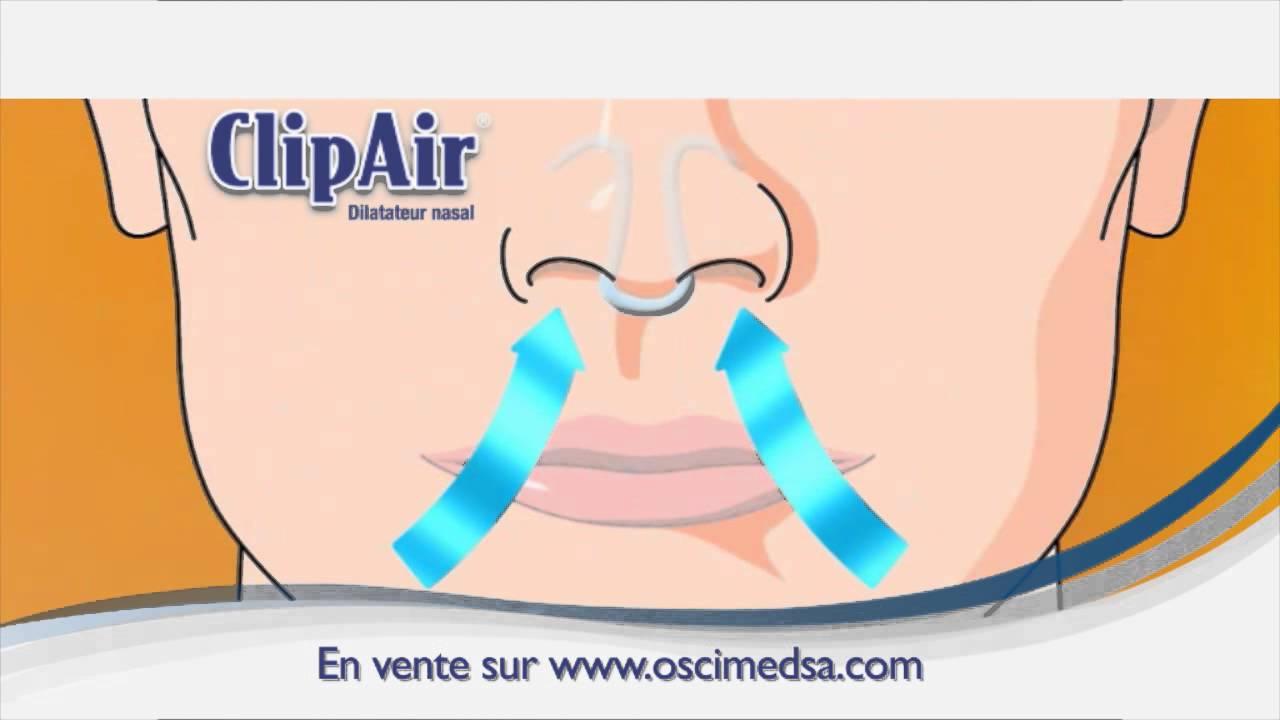 ClipAir, dilatateur nasal pour mieux respirer et moins ronfler