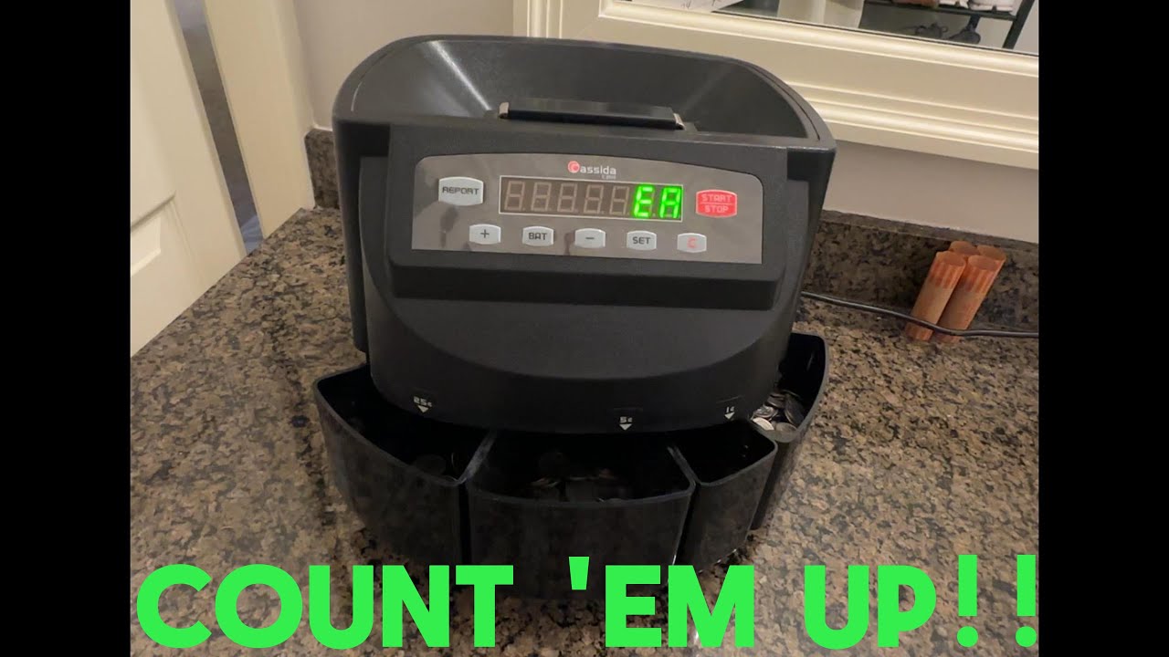 Cassida coin counter. Sorts, Counts, and wraps!