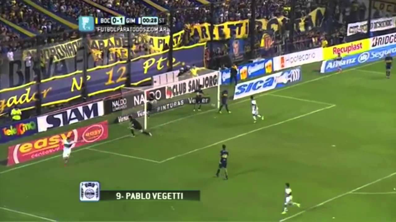 Boca 0 - Gimnasia 2 Goles del Partido / Fecha 19 Torneo Transici&oacute;n 2014